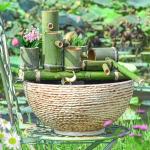 Sungmor Large Garden Bowl Water Plant Fountain