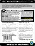 Black DyeMond Pond Dye 4X Concentrate - 1 Quart