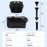 1320GPH Large Pond Fountain Pump Kit