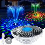 Large Solar Pool Fountain with Light Show