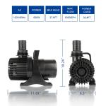 Large 9300 GPH Waterfall Pond Fountain System