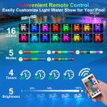 2-in-1 Pool Fountain with Lights for All Pools