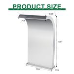 S-Shape Stainless Steel Pool Waterfall Fountain