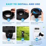 5000GPH Floating Fountain Pump for Large Ponds