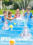 Bubbling Floating Pool Fountain with Lights