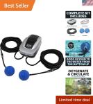 Compact Pond Aerator for Small Ponds Up to 1,000 Gallons