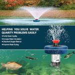 1HP Floating Pond Fountain Aerator with 100 ft Cord