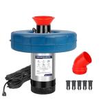 1HP Floating Pond Fountain Aerator with 100 ft Cord