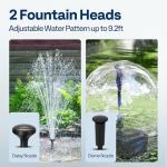 VIVOHOME 1370GPH Pond Fountain Pump