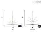 3/4 HP Floating Pond Fountain with Colorful Lights