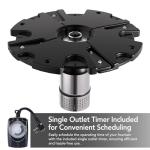 Large Floating Fountain for Ponds - 120V