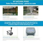 Solar Powered Twin Panel Fountain Pump Kit