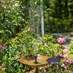 Solar Floating Fountain Pump for Bird Baths & Ponds