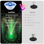 LanPool Rechargeable Floating Water Fountain with Lights
