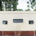 20.5" Stainless Steel Eagle Waterfall Fountain