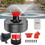 1HP Floating Pond Fountain Aerator with 100ft Cord