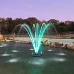 1/2 HP Pond Fountain with Color-Changing Lights