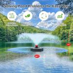 750W Floating Pond Fountain Aerator Pump - 1HP