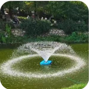 1HP Floating Stainless Steel Pond Fountain Aerator