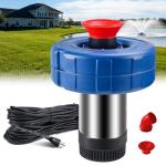 Powerful Pond Fountain Aerator with 100' Cord