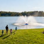 Powerful Pond Fountain Aerator with 100' Cord