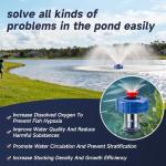 Powerful Pond Fountain Aerator with 100' Cord