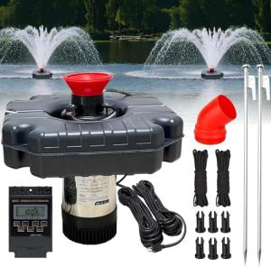 750W Floating Pond Fountain Aerator - 15000 GPH
