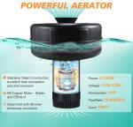 1HP Pond Fountain Aerator with Timer Control, 16000 GPH