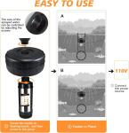 1HP Pond Fountain Aerator with Timer Control, 16000 GPH