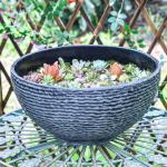 Sungmor Large Garden Bowl Fountain and Planter