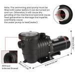 1.5HP Self-Priming Pool Pump - 6480GPH Power