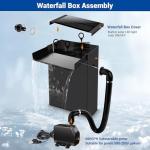 Stainless Steel Pond Waterfall Spillway Kit