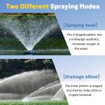 1HP 110V Floating Pond Fountain Aerator