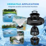5000GPH Floating Pond Fountain Aerator Pump