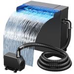 Large Pond Waterfall Spillway and Pump Kit