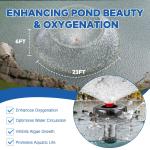 1HP Floating Pond Fountain - 15000 GPH Capacity