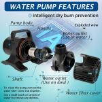 Quiet Large Pond Pump - 4000 GPH with Protection