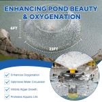 1HP Floating Pond Fountain Aerator Pump, 15000 GPH