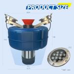 Color-Changing RGB LED Pond Fountain Aerator 750W