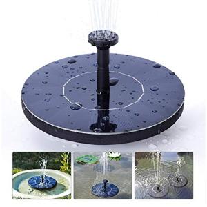 Solar Powered Floating Fountain for Bird Baths
