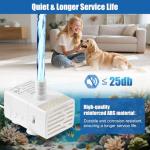 Quiet Submersible Water Pump for Fountains and Ponds