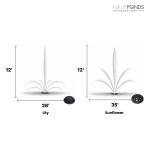 Floating Fountain with Color Lights and 11 Patterns