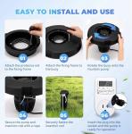 Poafamx Floating Pond Fountain Aerator 5000 GPH