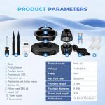 Poafamx Floating Pond Fountain Aerator 5000 GPH