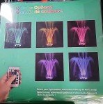 Color Changing Floating Pond Fountain with 16 Colors