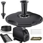 RGB LED Floating Pond Fountain with 660GPH Pump