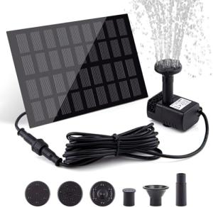 Solar Fountain Pump for Bird Bath & Pond