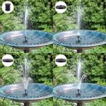 Solar Fountain Pump for Bird Bath & Pond