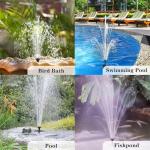 Solar Fountain Pump for Bird Bath & Pond