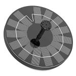 AISITIN Solar Garden Fountain with 6 Nozzles